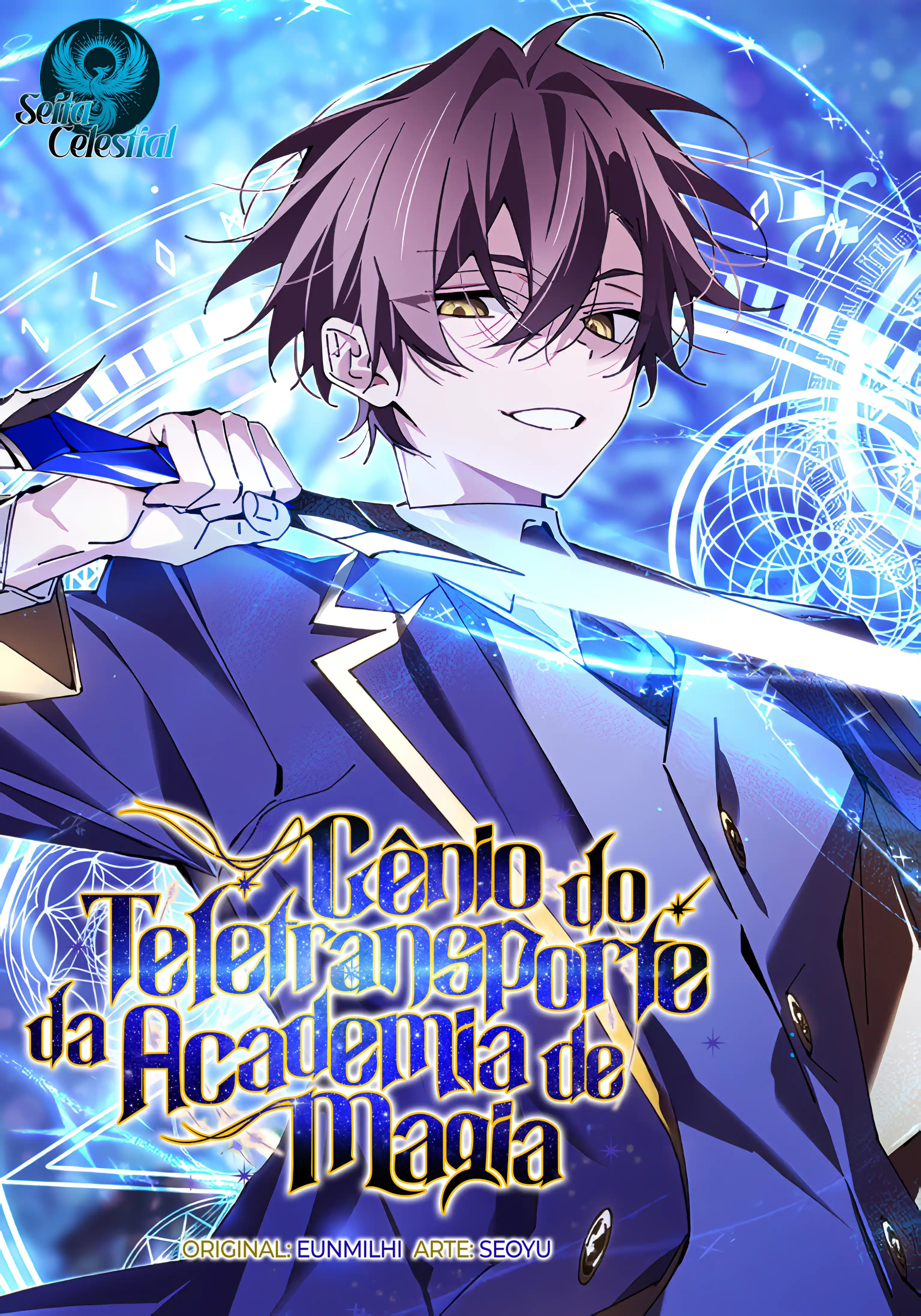 Capa de Gênio do Teletransporte da Academia de Magia