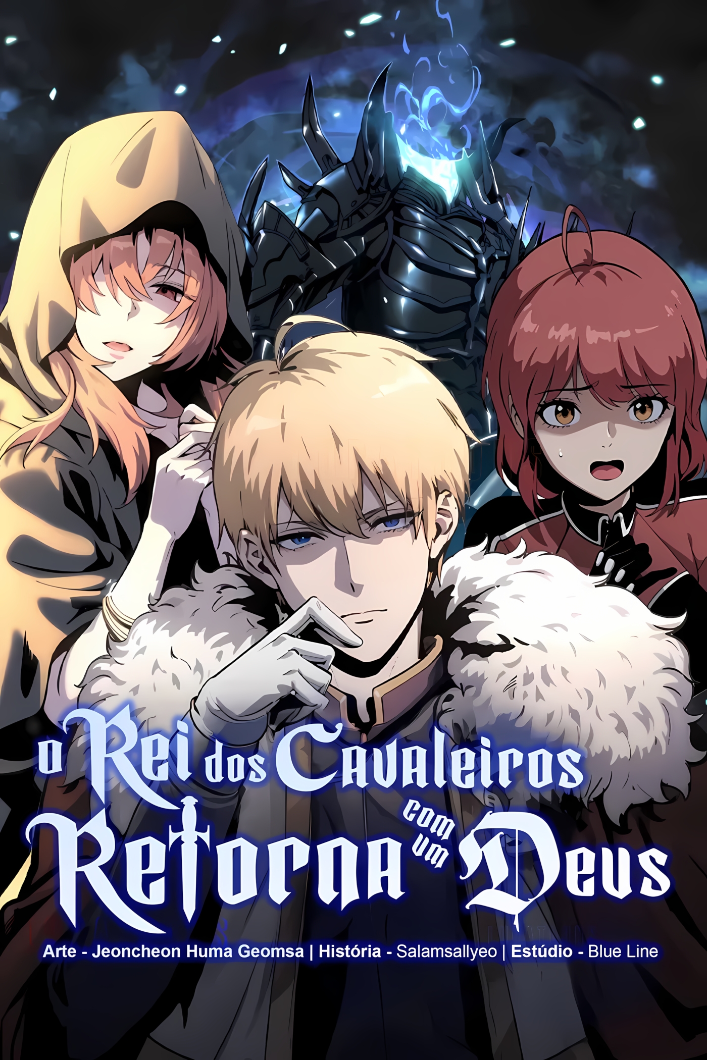 Capa de O Rei dos Cavaleiros que Retorna com um Deus