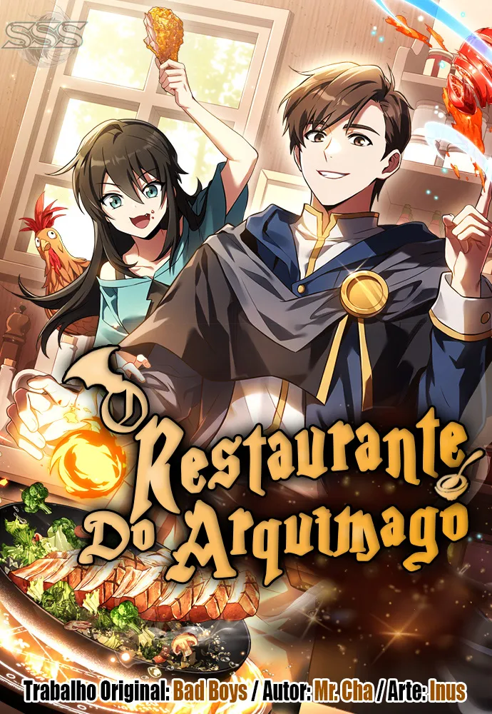 Capa de O restaurante do arquimago