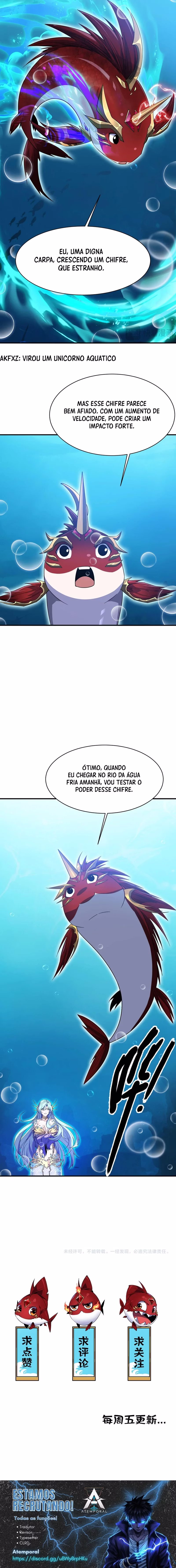 Página 5 de Evolução da Carpa ao Dragão Divino - Capítulo 10