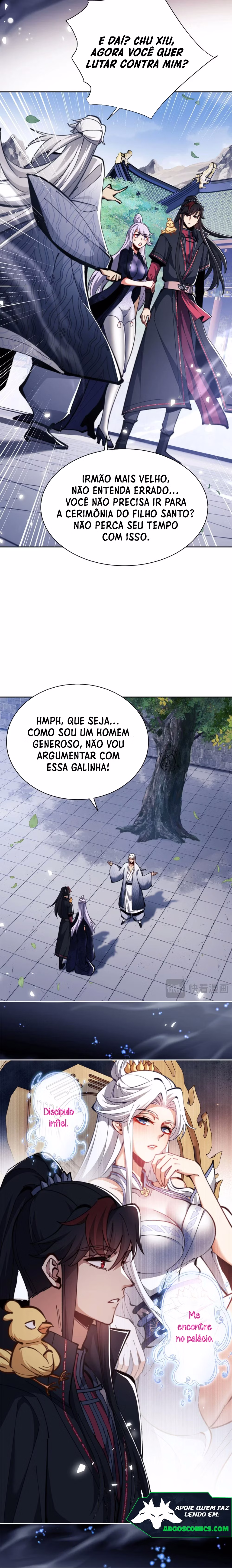 Página 22 de Um Discípulo Vilão Não Pode Ser Um Santo - Capítulo 24