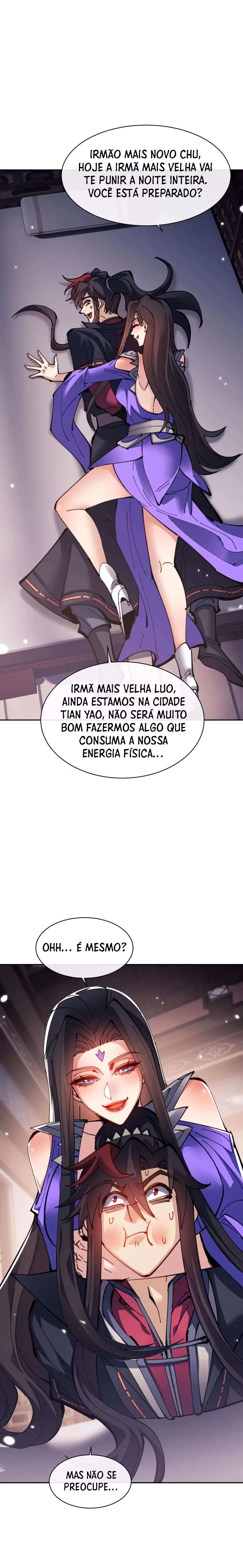 Página 8 de Um Discípulo Vilão Não Pode Ser Um Santo - Capítulo 107