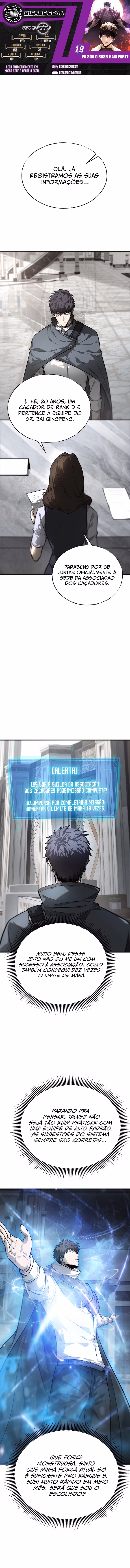 Página 1 de Eu Sou o BOSS Mais Forte - Capítulo 19