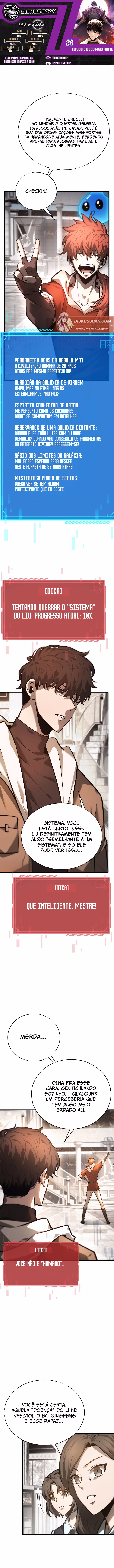 Página 1 de Eu Sou o BOSS Mais Forte - Capítulo 26