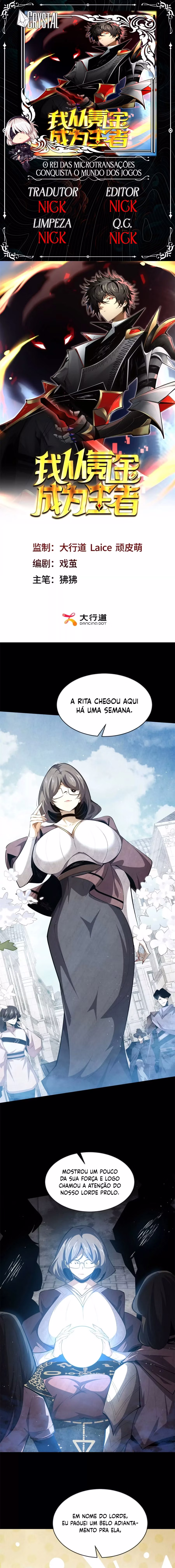 Página 1 de O Rei das Microtransações Conquista o Mundo dos Jogos - Capítulo 07