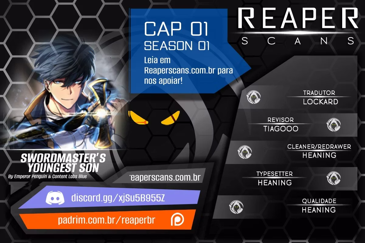 Página 1 de O Filho Mais Novo do Mestre Espadachim - Capítulo 01
