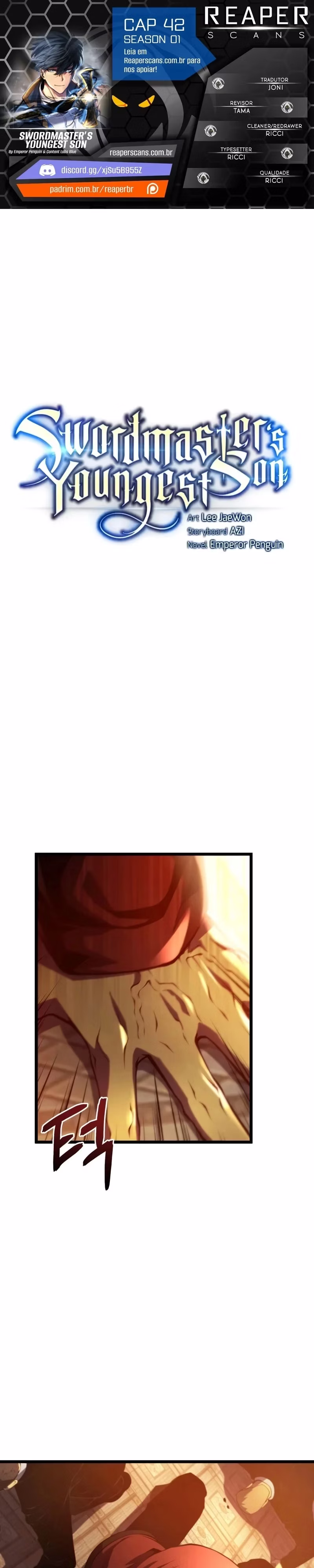 Página 1 de O Filho Mais Novo do Mestre Espadachim - Capítulo 42