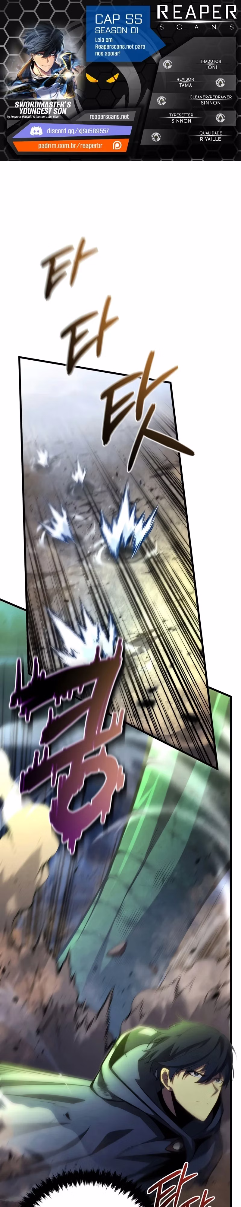 Página 1 de O Filho Mais Novo do Mestre Espadachim - Capítulo 55