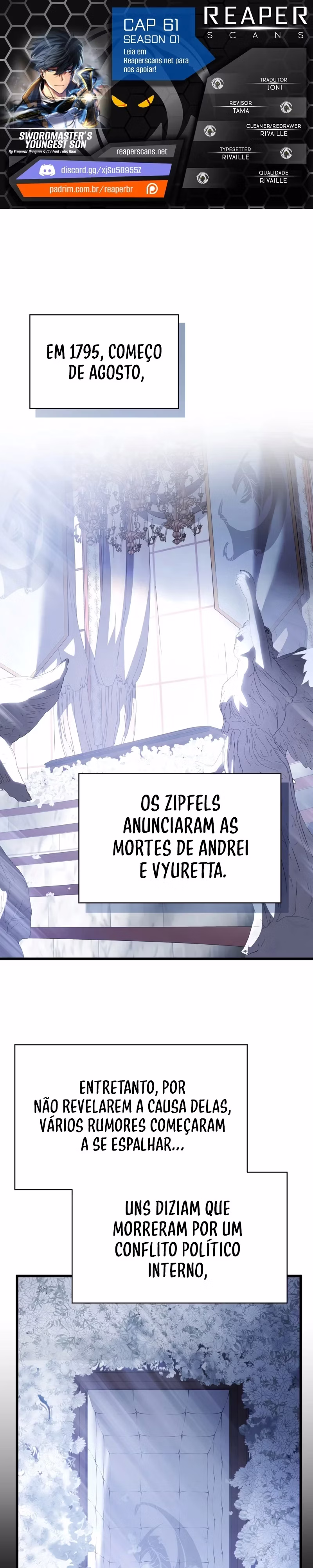 Página 1 de O Filho Mais Novo do Mestre Espadachim - Capítulo 61