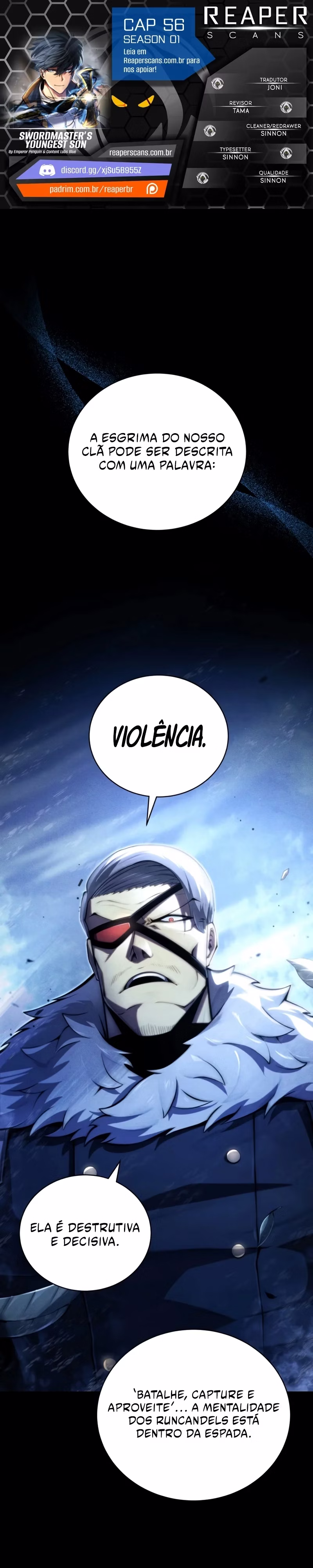 Página 1 de O Filho Mais Novo do Mestre Espadachim - Capítulo 56