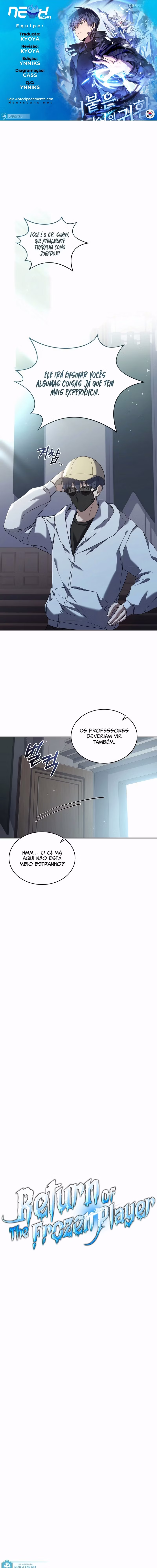 Página 1 de O Retorno do Jogador Congelado - Capítulo 58