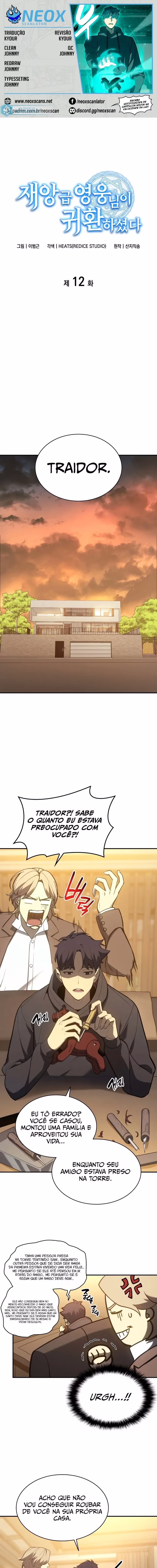 Página 1 de Retorno do Herói de Classe Desastre - Capítulo 12