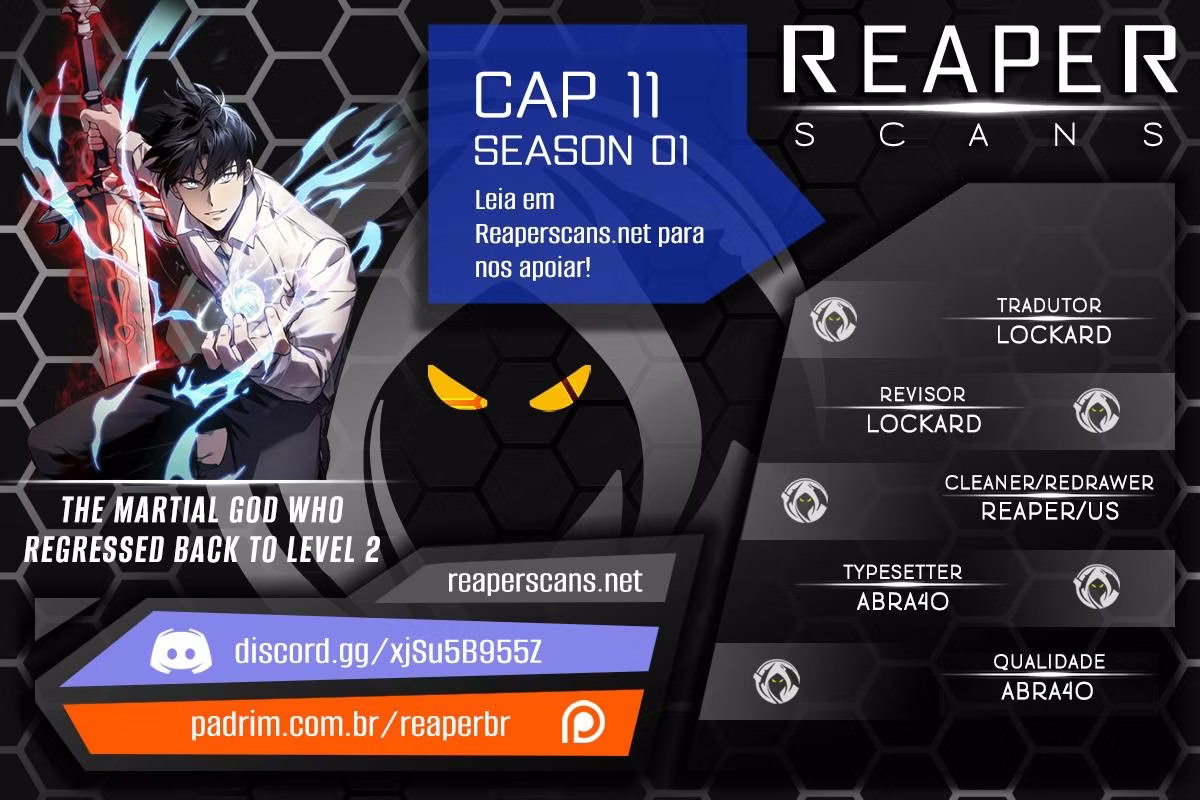 Página 1 de O Deus Marcial Retorna ao Nível 2 - Capítulo 11