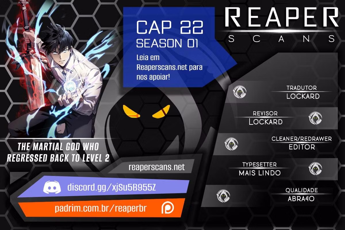 Página 1 de O Deus Marcial Retorna ao Nível 2 - Capítulo 22