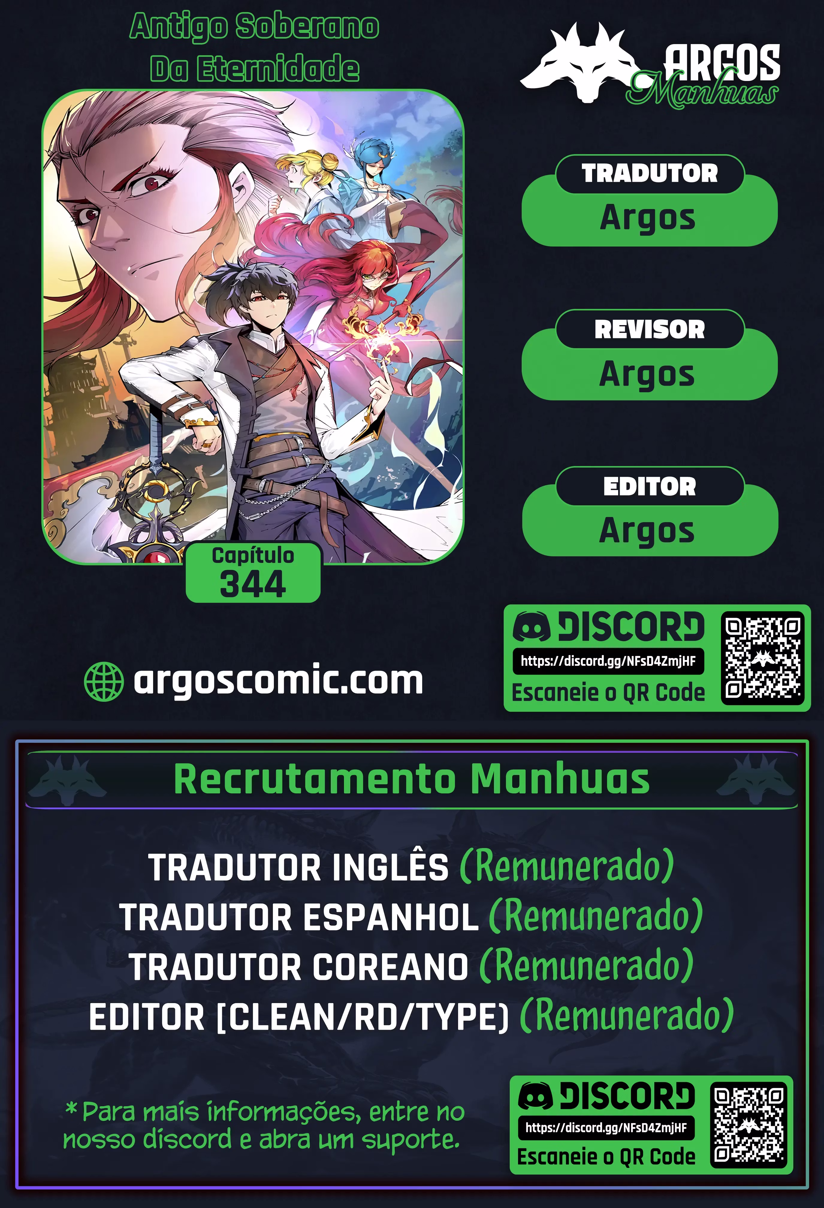 Página 1 de O Antigo Soberano da Eternidade - Capítulo 344