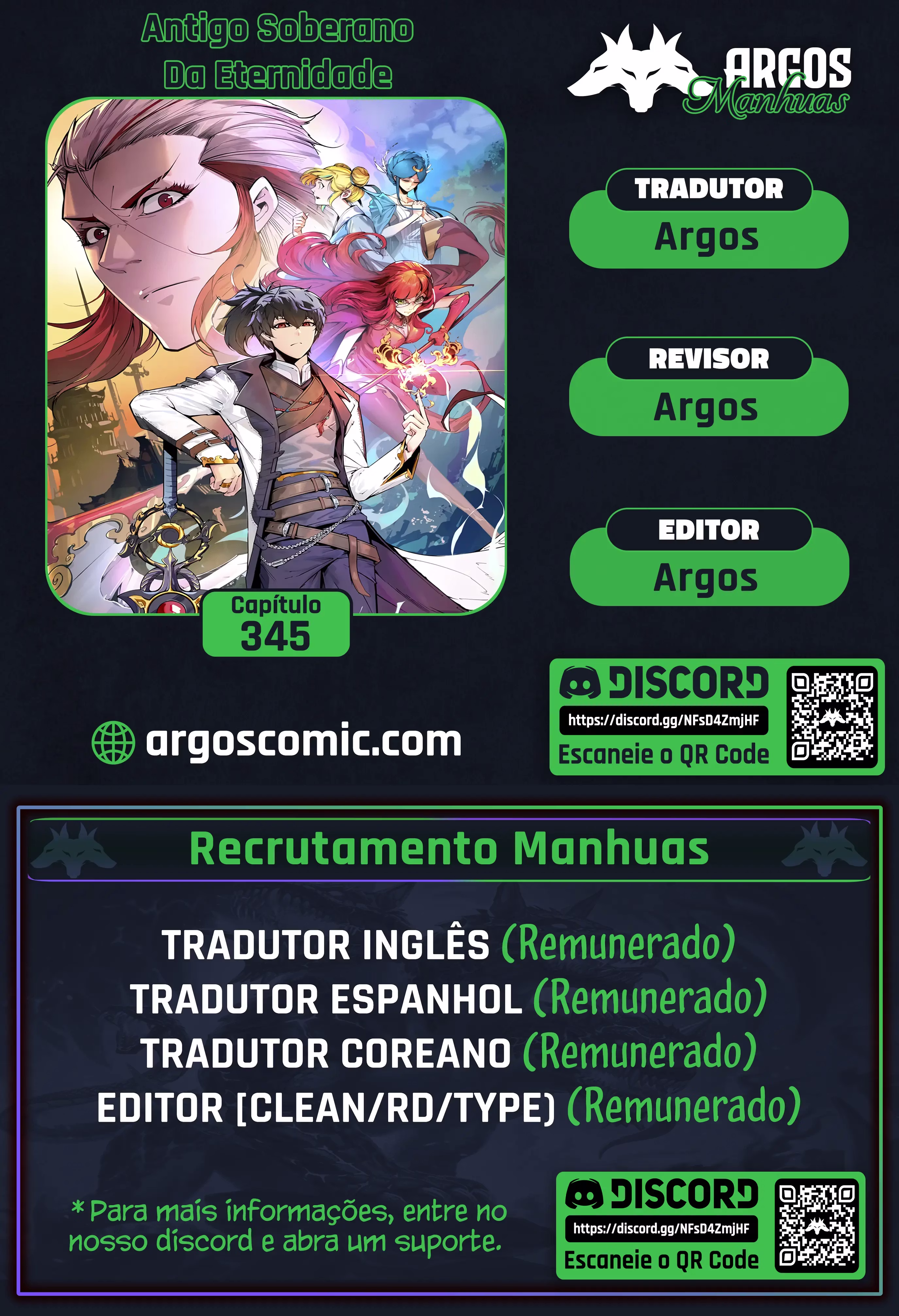 Página 1 de O Antigo Soberano da Eternidade - Capítulo 345