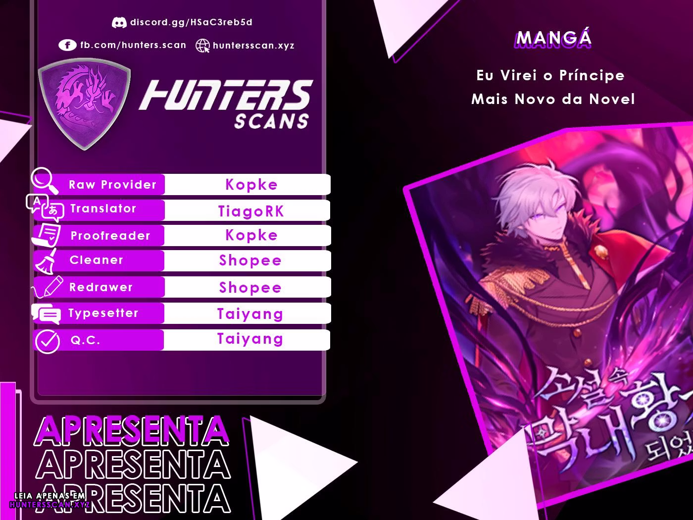 Página 1 de Eu Me Tornei o Príncipe Mais Novo da Novel - Capítulo 02