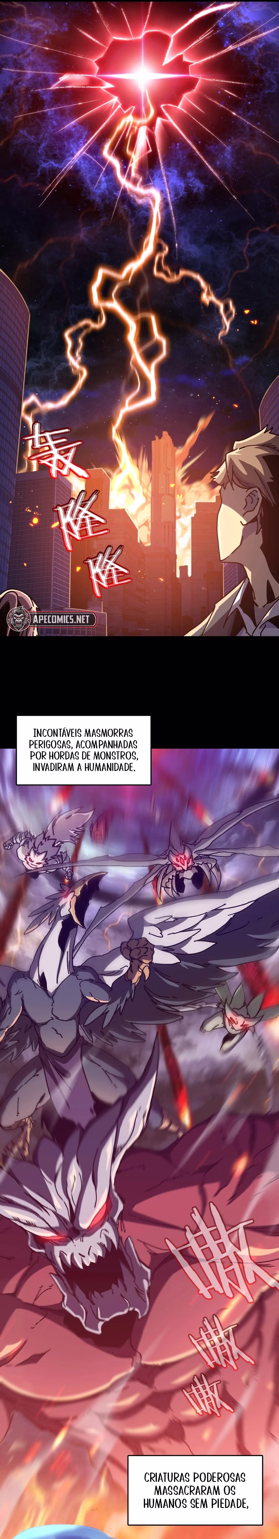 Página 3 de Começando como o BOSS Dragão Negro, Sou Invencível - Capítulo 1
