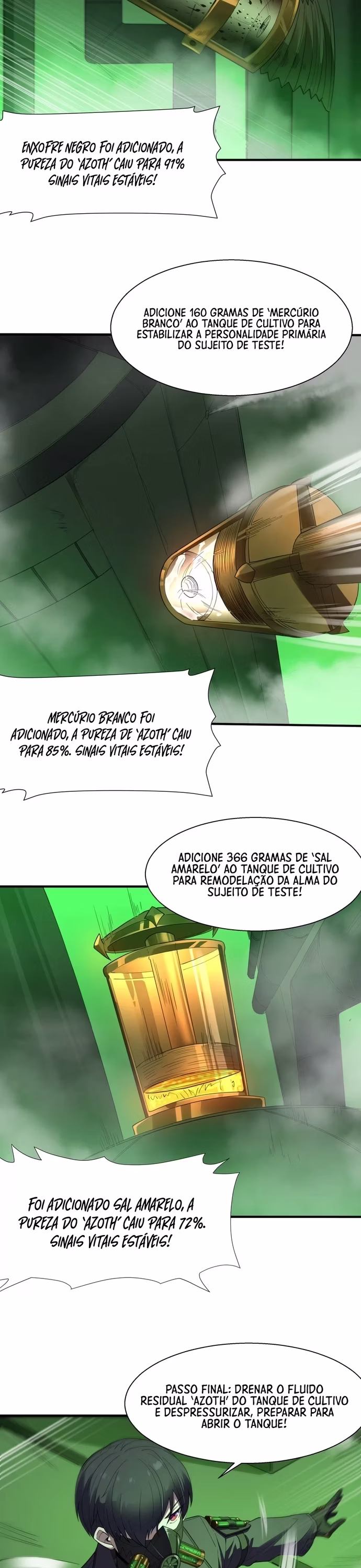 Página 8 de O Alquimista Maligno Não Consegue Lidar com Seu Próprio Experimento - Capítulo 1