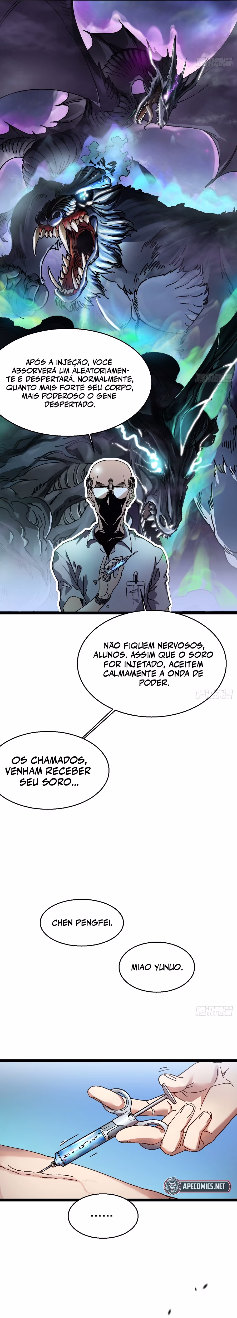 Página 14 de Evolução Marcial: Despertar do Rei dos Monstros - Capítulo 1