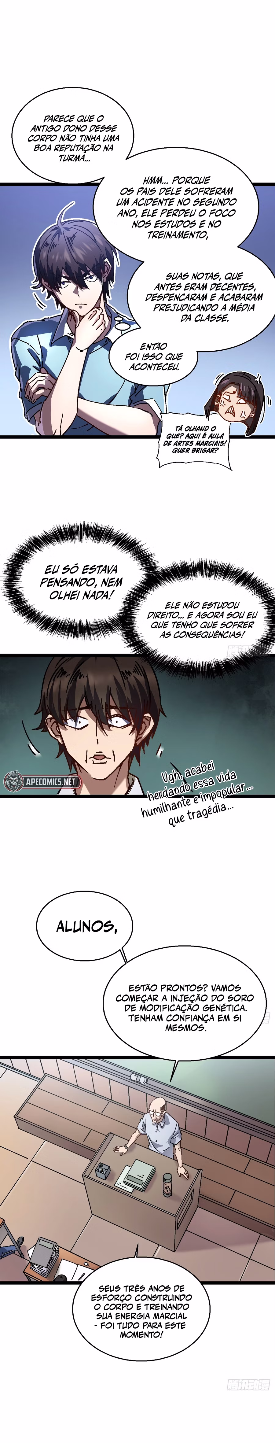 Página 9 de Evolução Marcial: Despertar do Rei dos Monstros - Capítulo 1