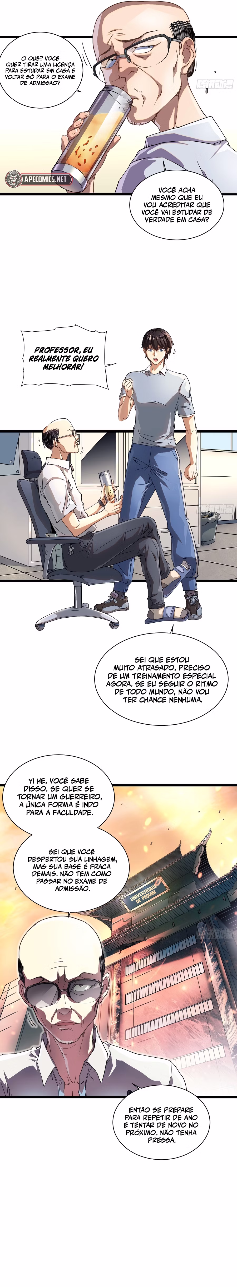 Página 3 de Evolução Marcial: Despertar do Rei dos Monstros - Capítulo 2