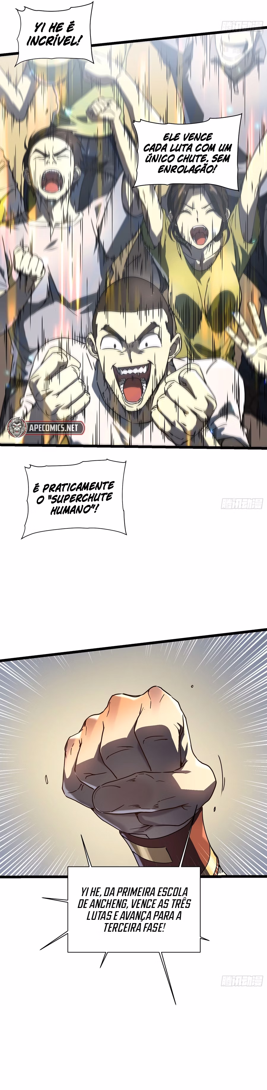 Página 13 de Evolução Marcial: Despertar do Rei dos Monstros - Capítulo 5