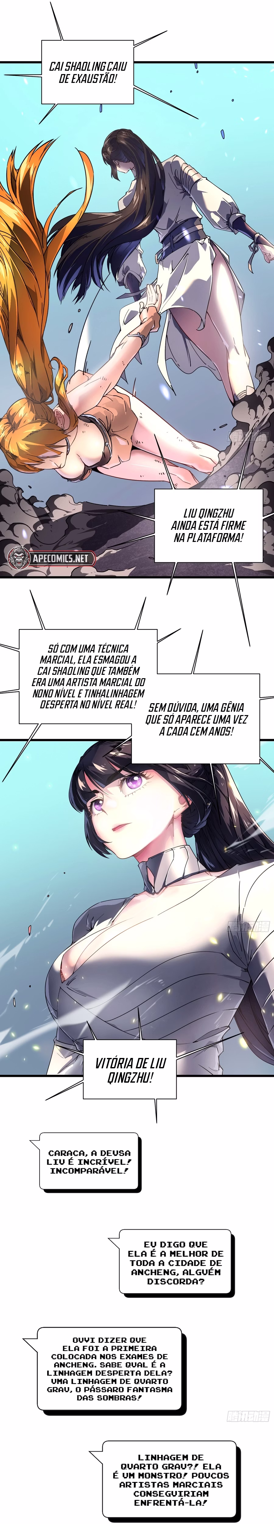 Página 13 de Evolução Marcial: Despertar do Rei dos Monstros - Capítulo 6