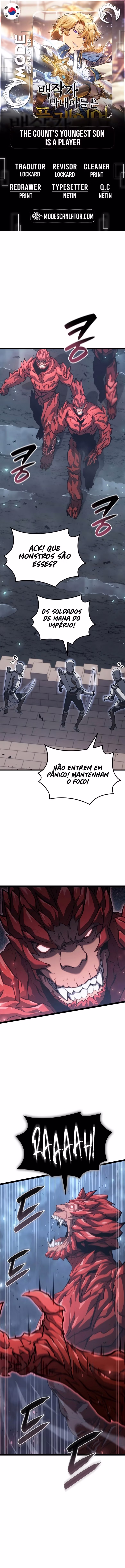 Página 1 de O Filho Caçula do Conde é um Jogador - Capítulo 44