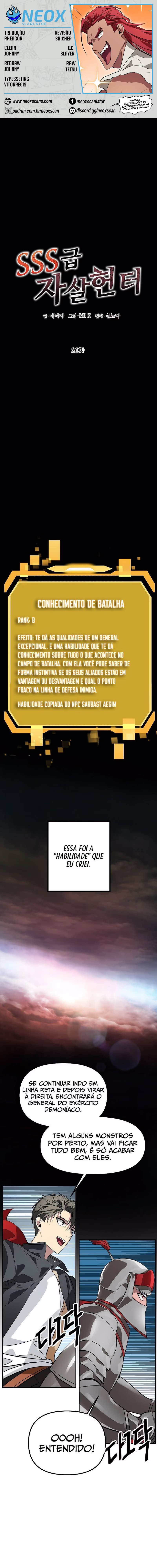 Página 1 de O Caçador Imortal de Rank-SSS - Capítulo 21